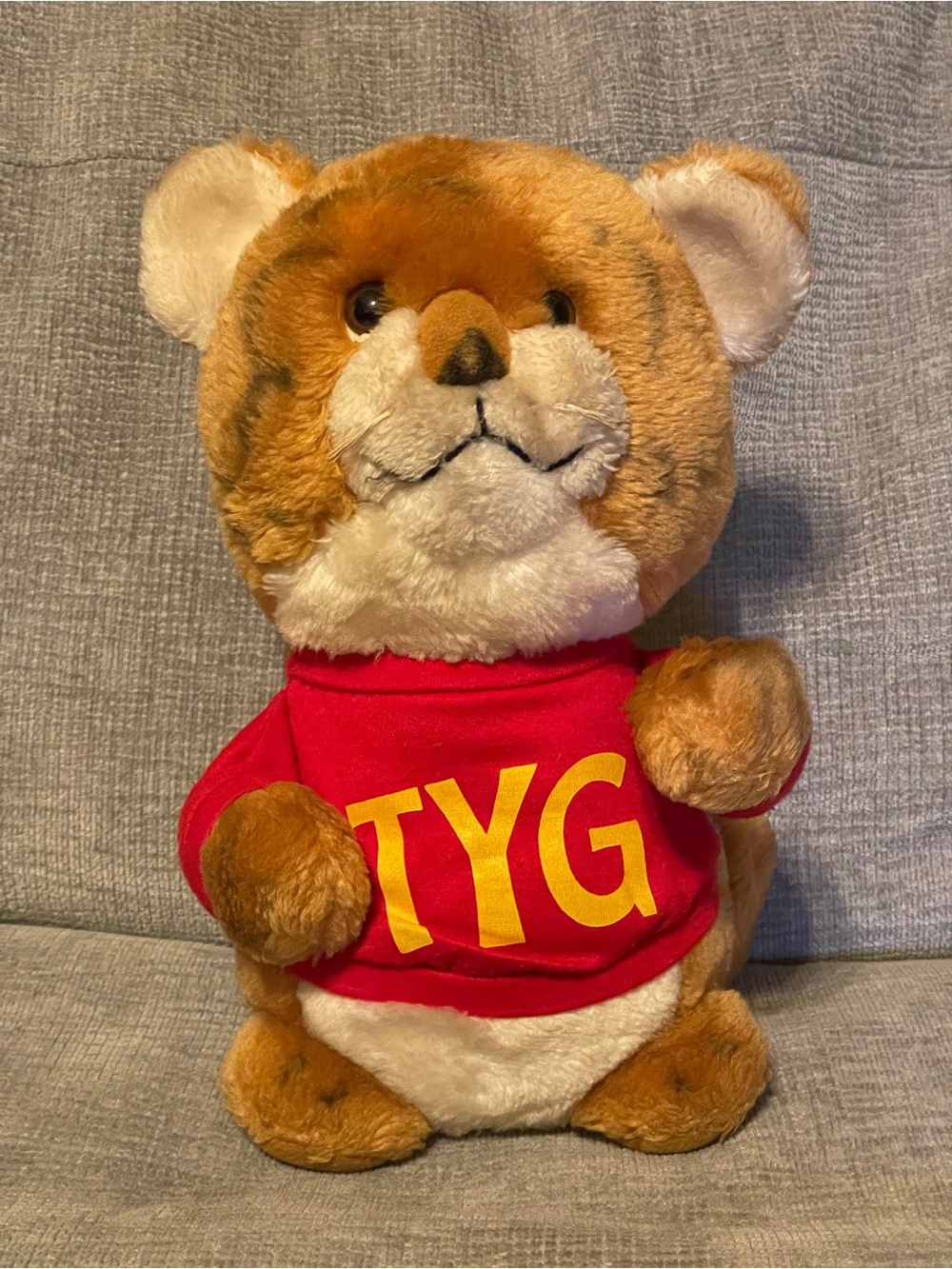 Vintage 1981 Hallmark Hasbro Preschool Tough Stuff TYG Shirt Tales Plush 11”